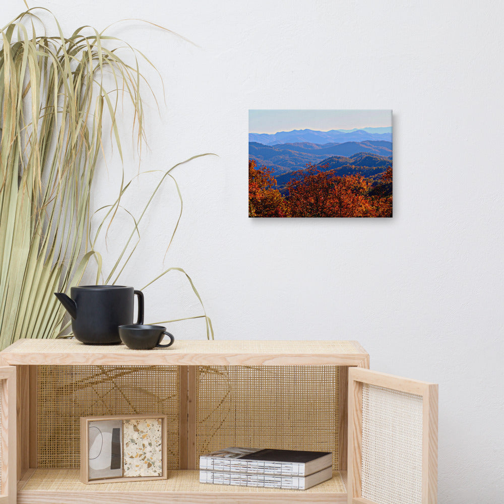 Blue Ridge Mountain Splendor Canvas- Blue Ridge Parkway| Wall Decor
