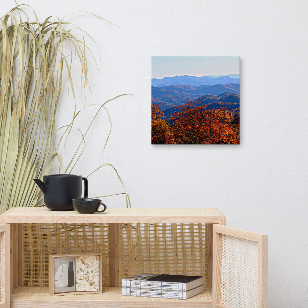 Blue Ridge Mountain Splendor Canvas- Blue Ridge Parkway| Wall Decor