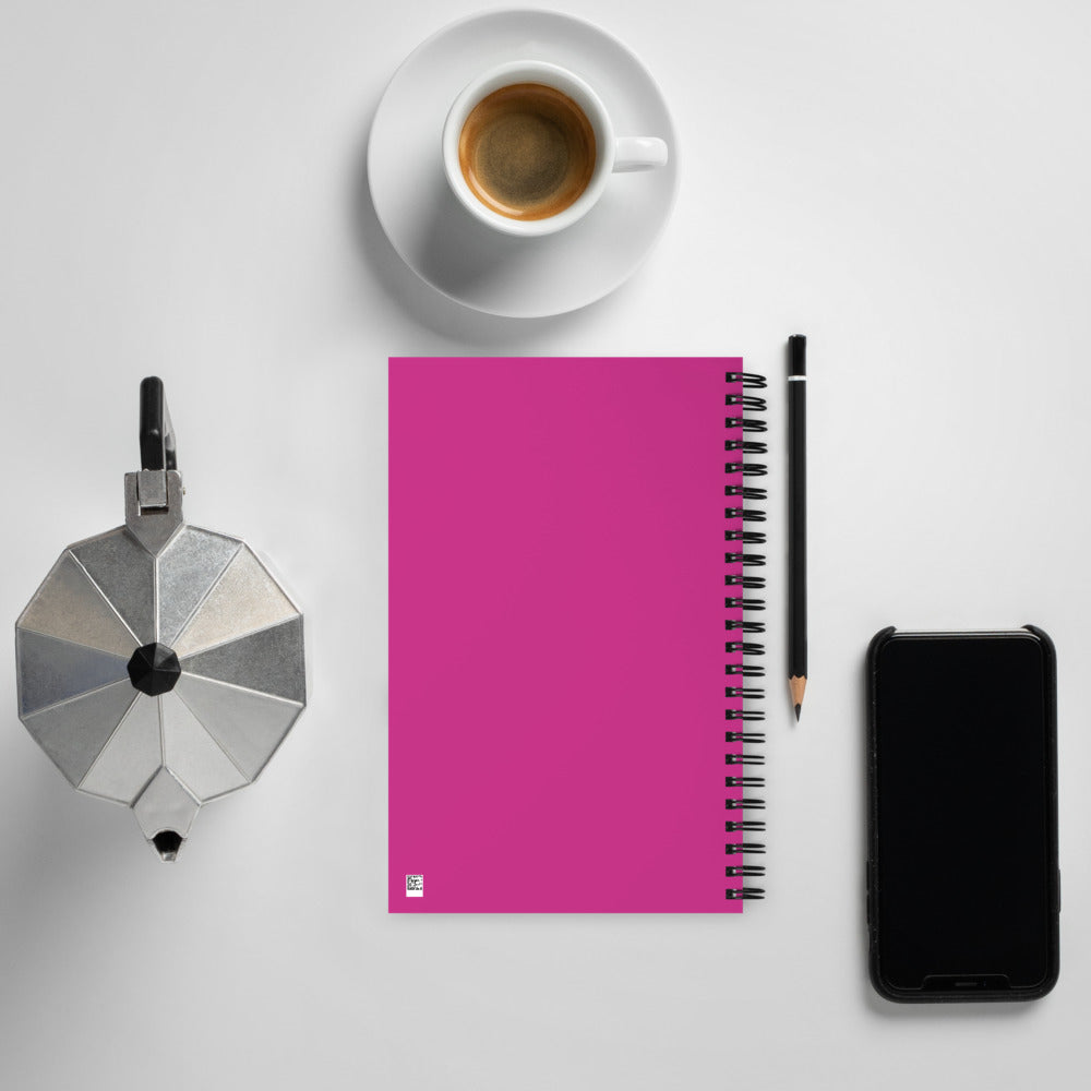 Swallowtail Butterfly on Zinnia Spiral Notebook