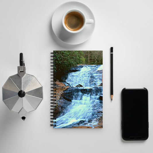 Peaceful Cascade Spiral Notebook