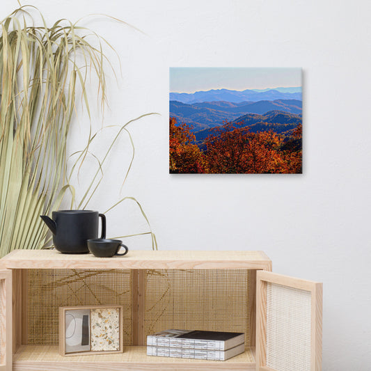Blue Ridge Mountain Splendor Canvas- Blue Ridge Parkway| Wall Decor