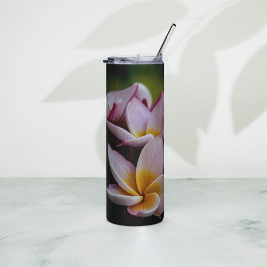 Plumeria Stainless Steel Tumblers